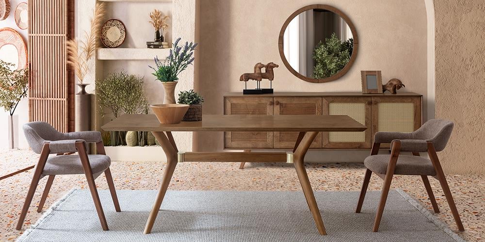 Valeria Ceviz Yemek Odası