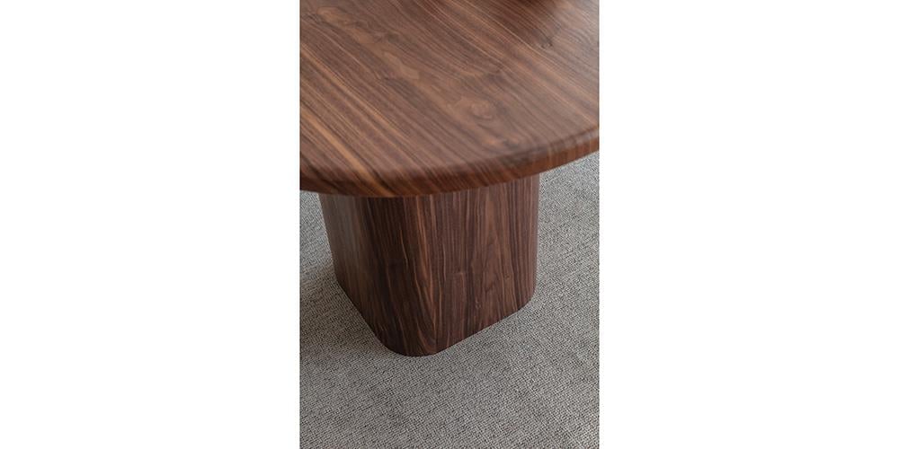 Vera Yuvarlak Ceviz Mutfak Masa Takımı