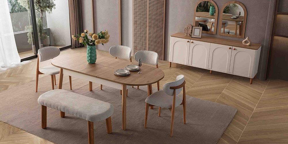 Zen Bohem Yemek Odası