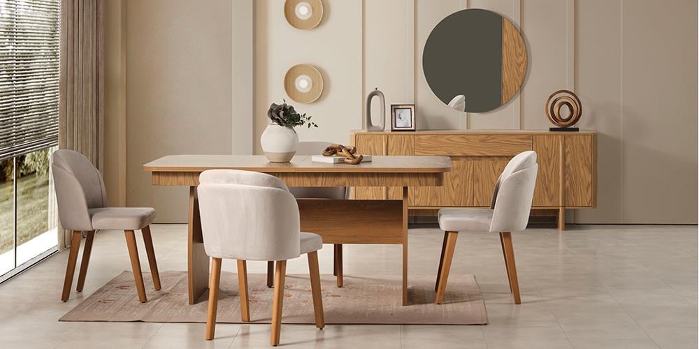 Zirve Ceviz Yemek Odası 