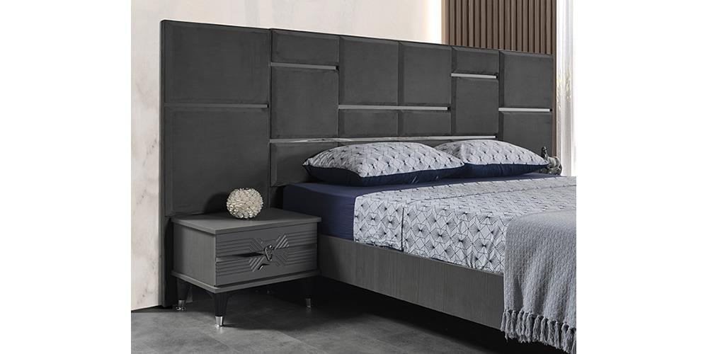 Zümrüt Antrasit  Karyola