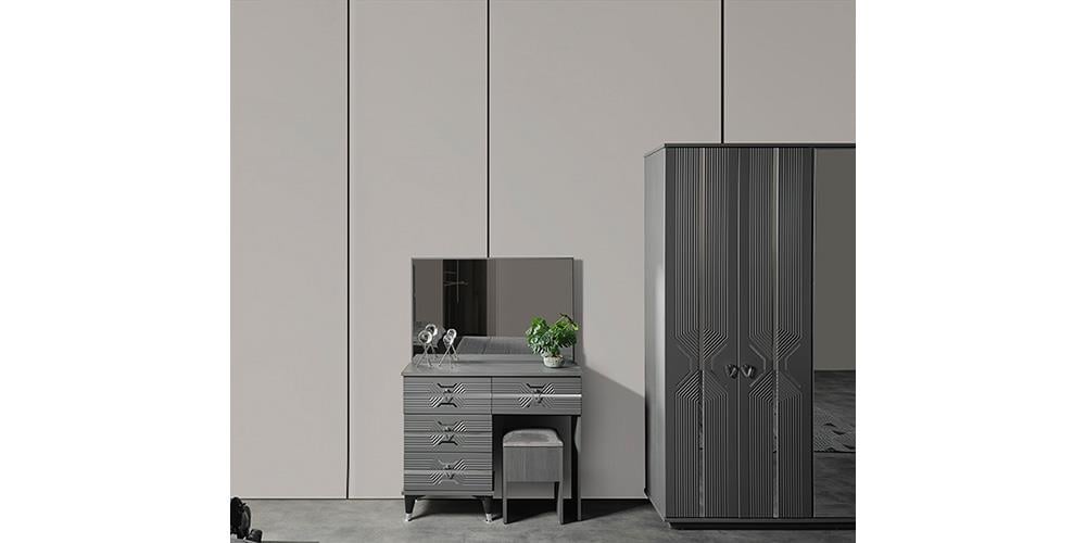 Zümrüt Antrasit Yatak Odası 