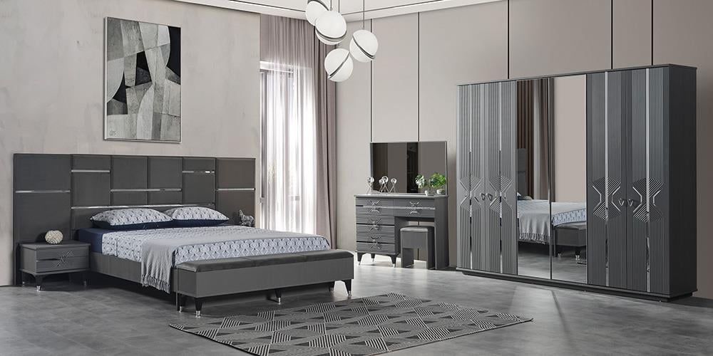 Zümrüt Antrasit Yatak Odası 