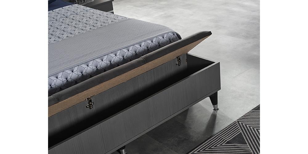 Zümrüt Antrasit Yatak Odası 