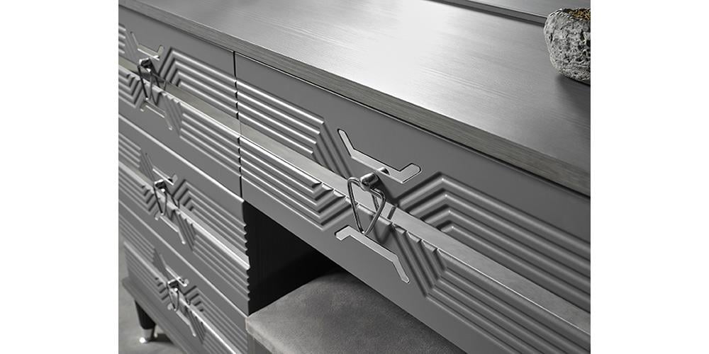 Zümrüt Antrasit Yatak Odası 