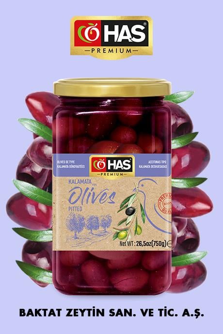 Çekirdeksiz Kalamata Zeytin 850cc