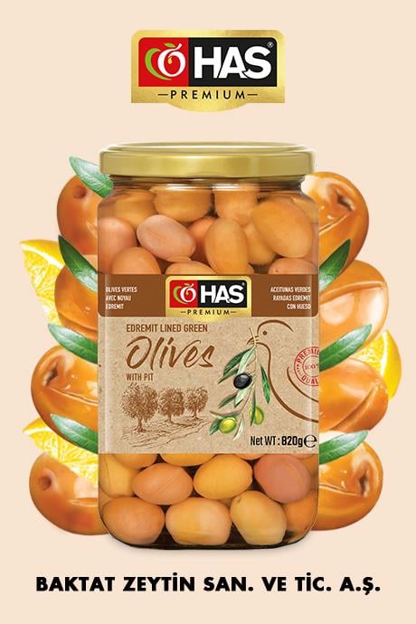 Edremit Çizik Yeşil Zeytin 850cc