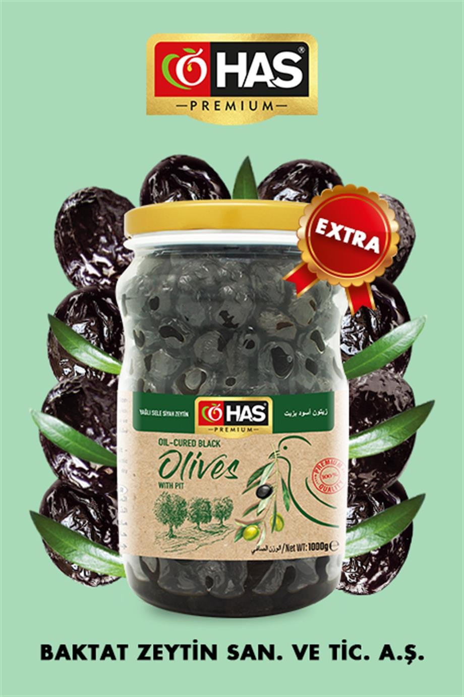 Yağlı Sele Sİyah Zeytin Extra 1000 G