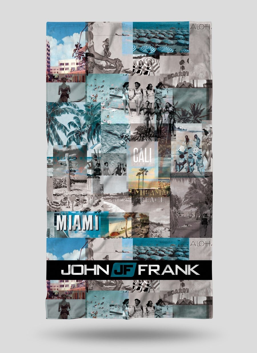 John Frank 18S Plaj Havlusu Multıcolor (JFSS18TW01-MIAMI)