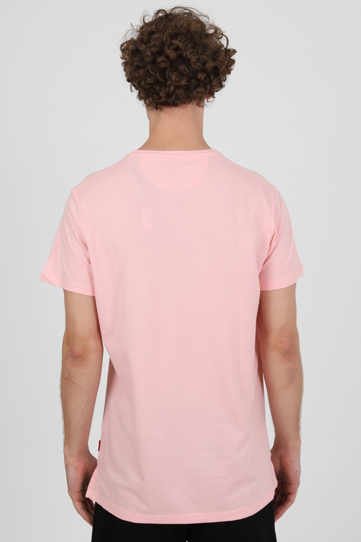 JOHN FRANK BASIC T-SHIRT PİKE ACIK PEMBE