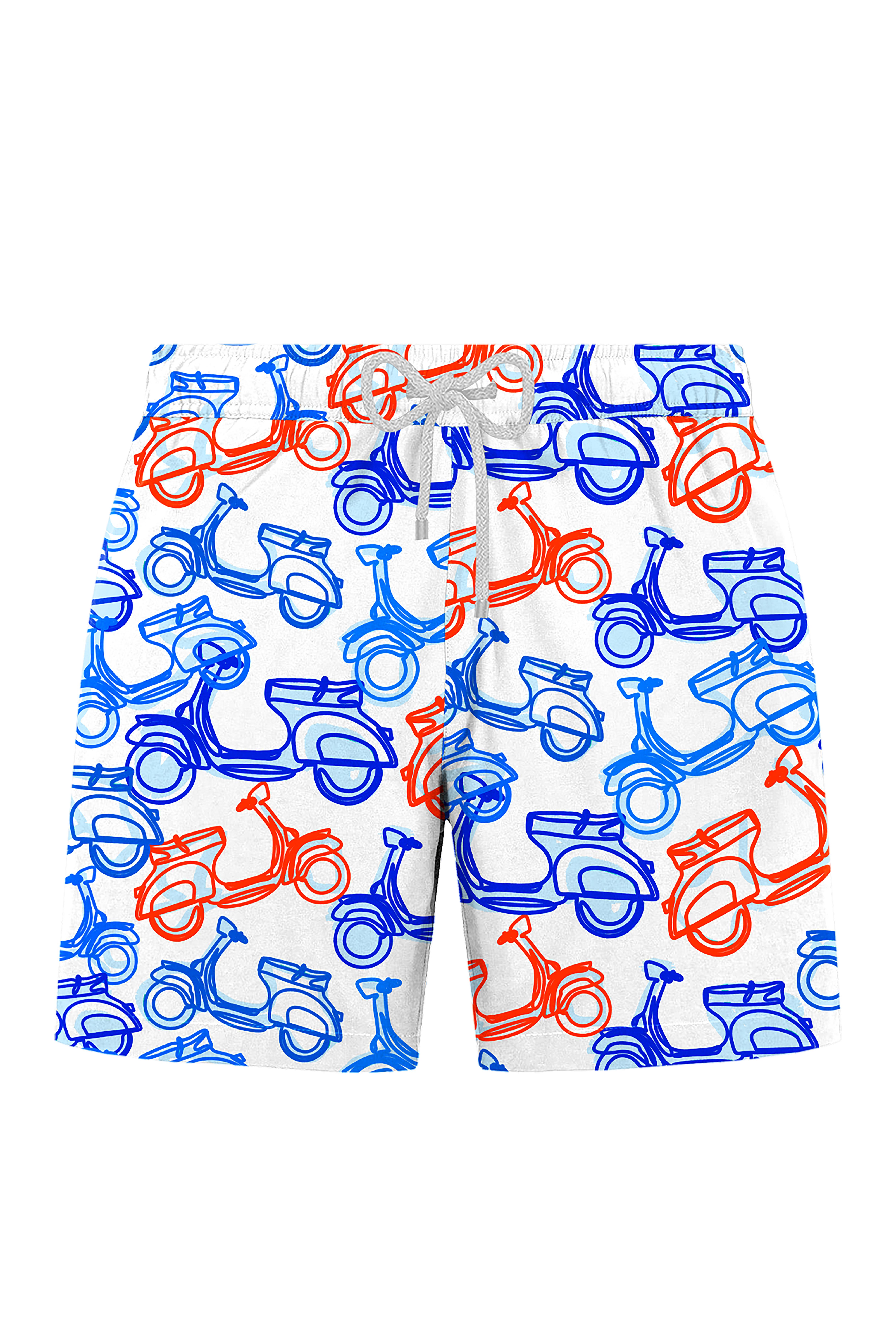 JOHN FRANK ALL OVER MAYO ŞORT BEYAZ