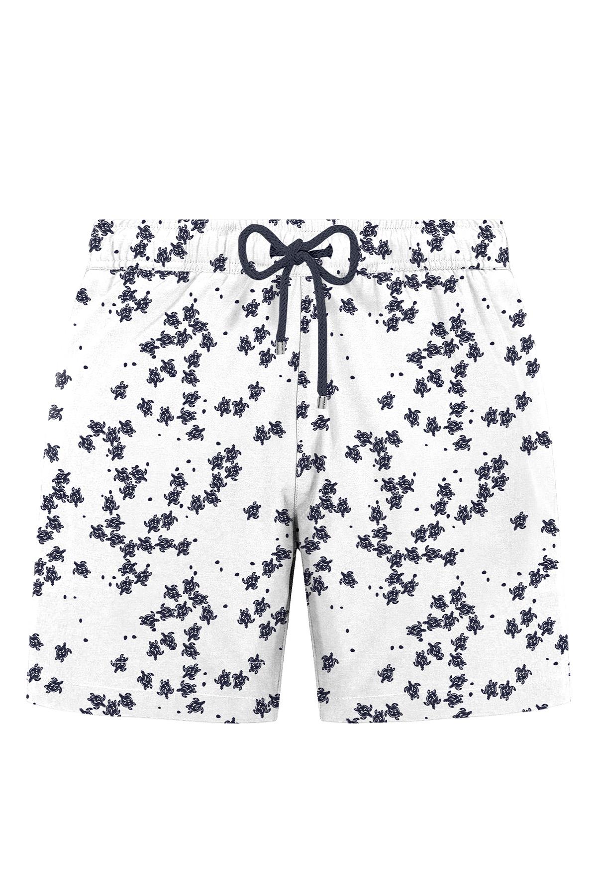 JOHN FRANK ALL OVER MAYO ŞORT GTS BEYAZ