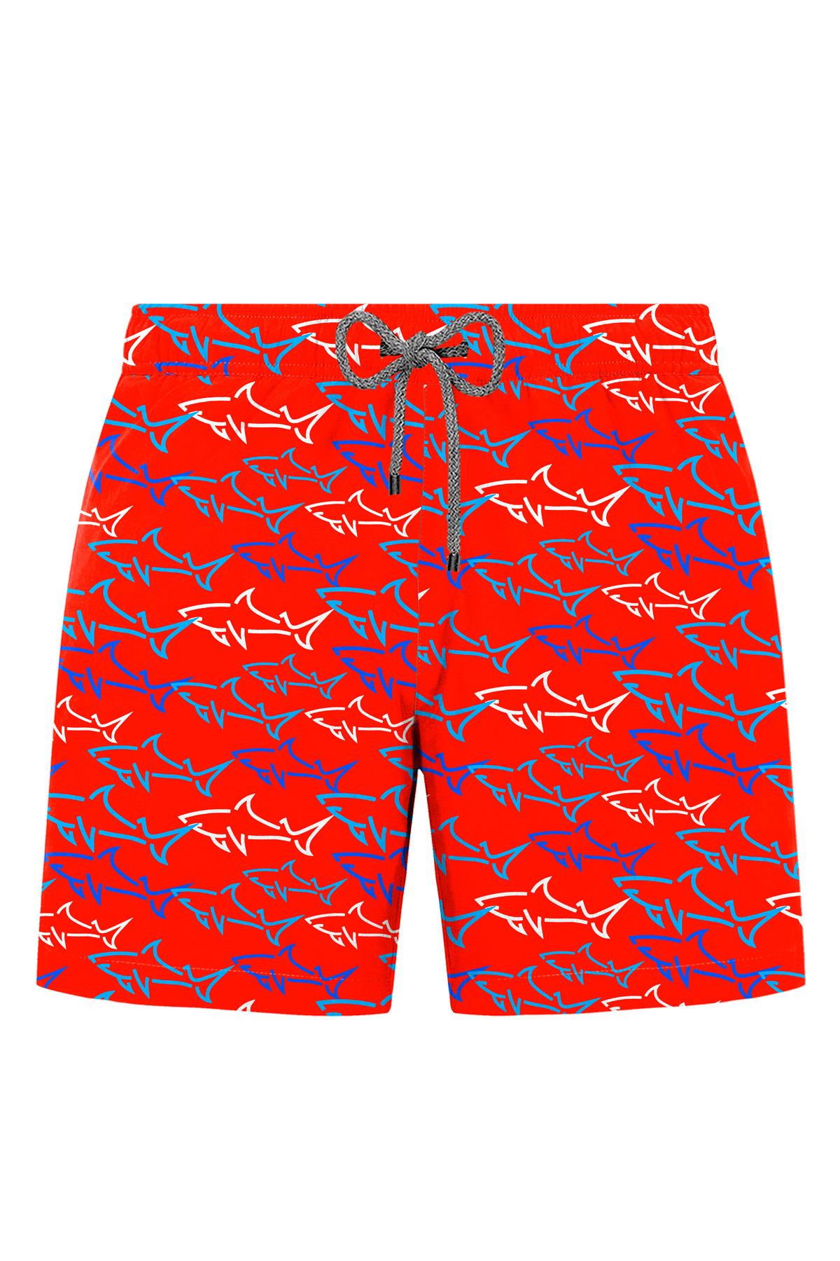 JOHN FRANK ALL OVER MAYO ŞORT GTS KIRMIZI