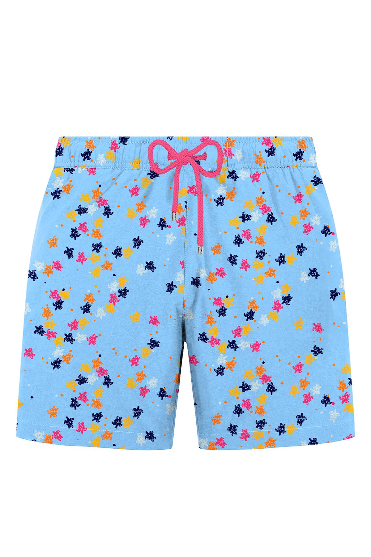 JOHN FRANK ALL OVER MAYO ŞORT GTS MAVİ