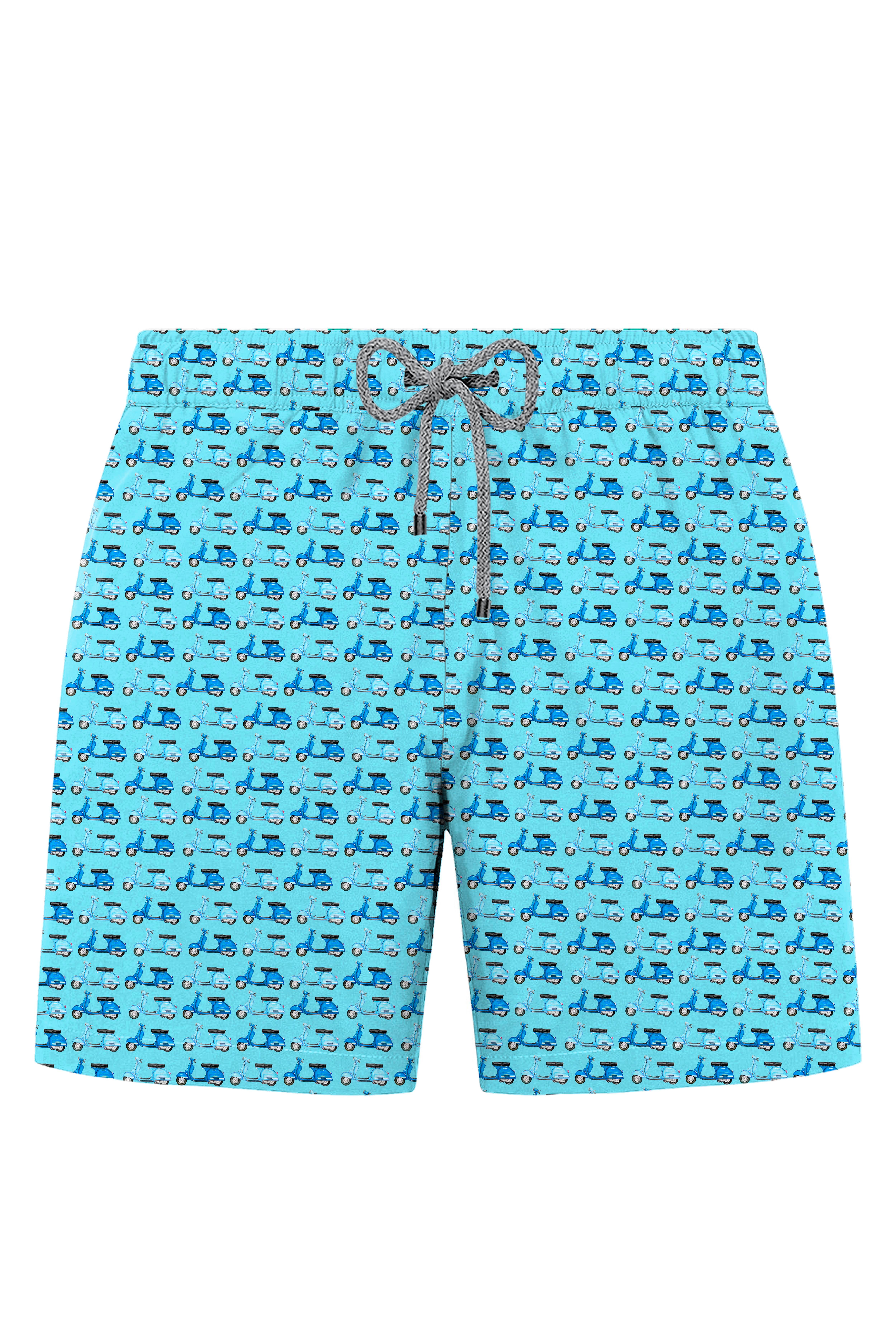 JOHN FRANK ALL OVER MAYO ŞORT GTS MAVİ