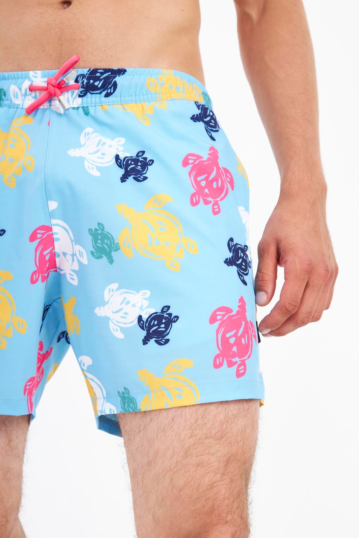 JOHN FRANK ALL OVER MAYO ŞORT GTS MAVİ