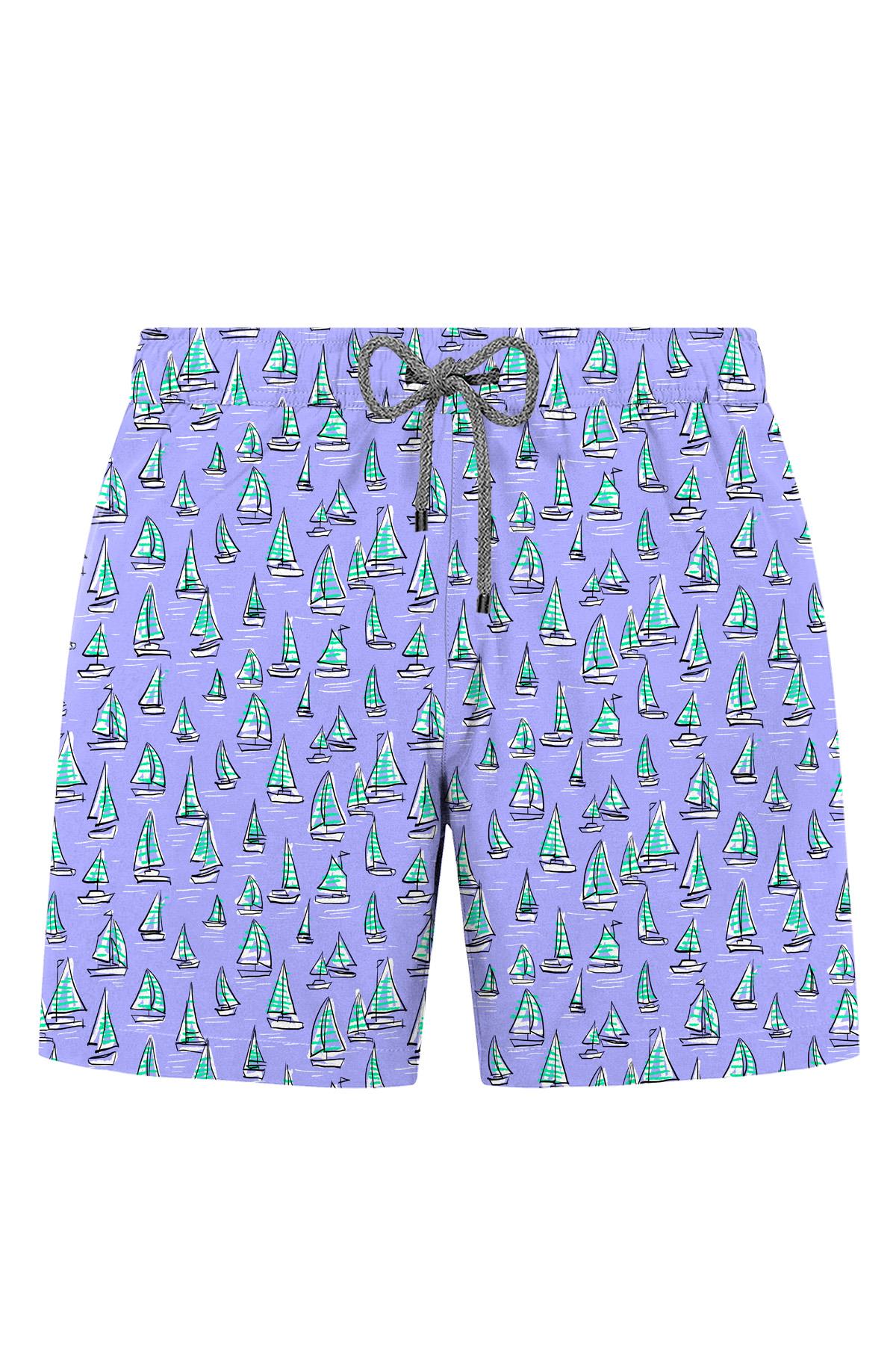 JOHN FRANK ALL OVER MAYO ŞORT GTS MOR