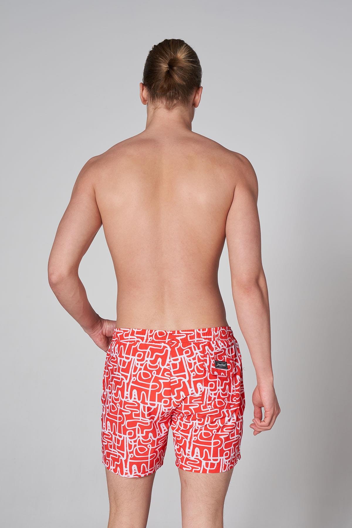 JOHN FRANK ALL OVER MAYO ŞORT GTS MULTICOLOR