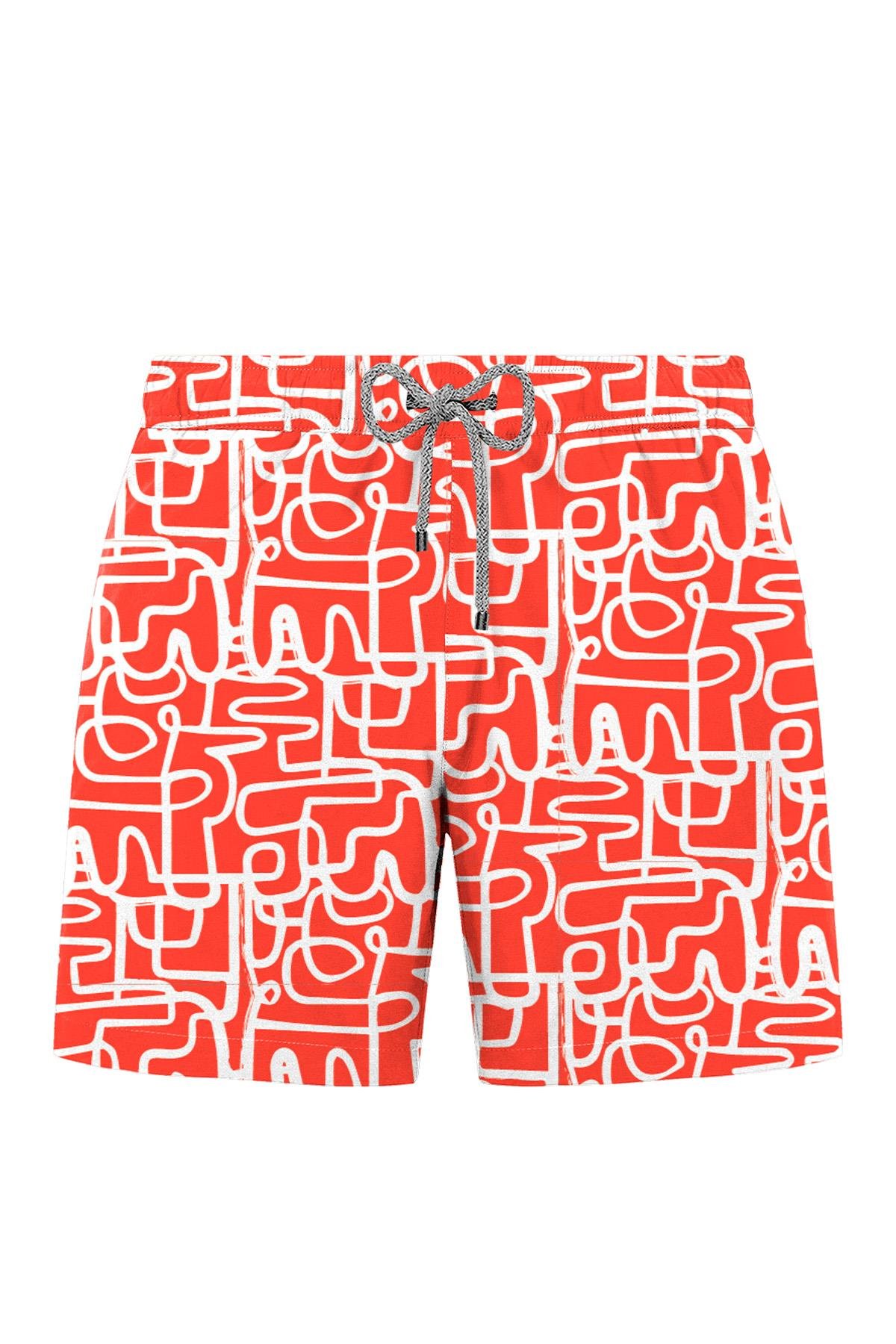 JOHN FRANK ALL OVER MAYO ŞORT GTS MULTICOLOR