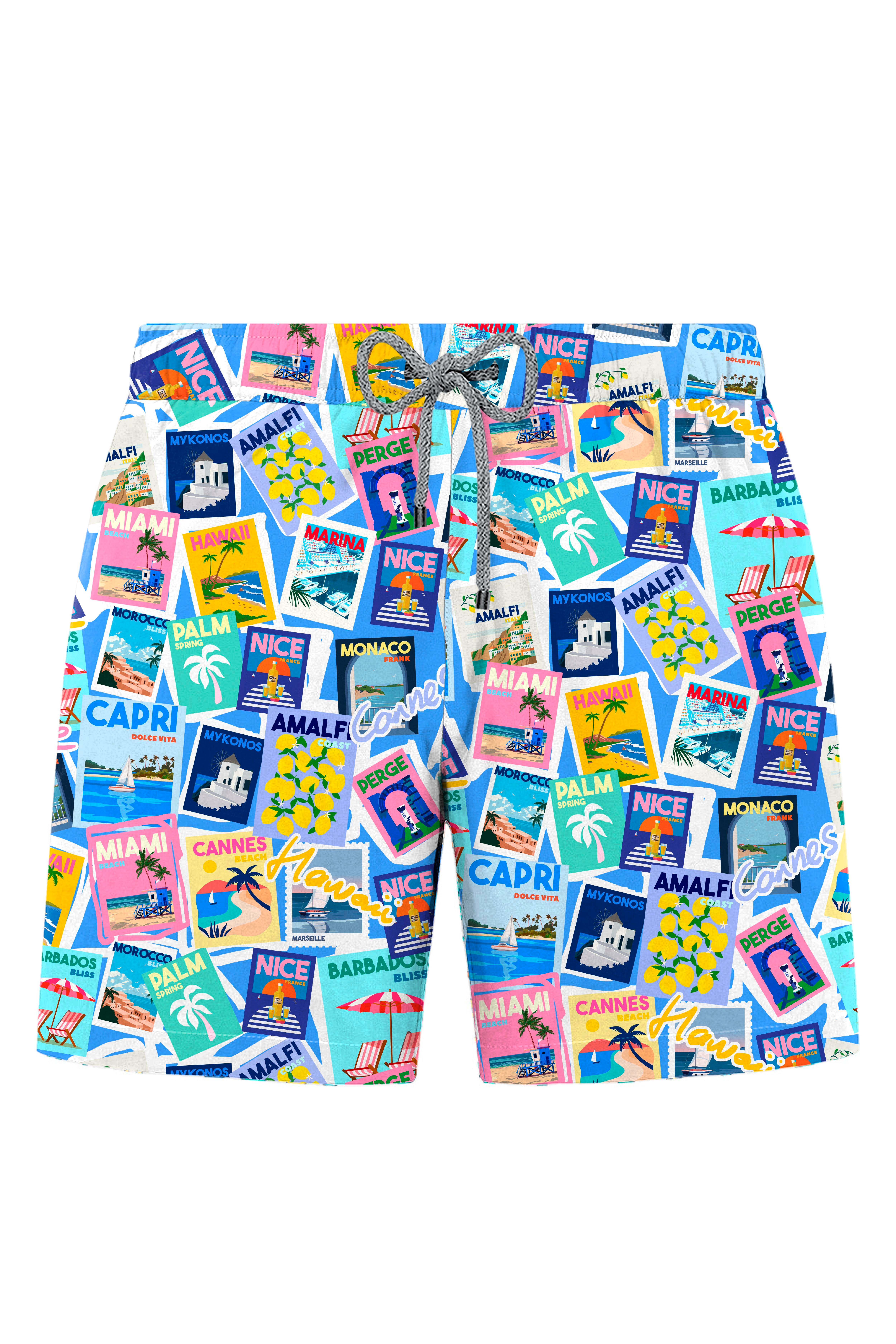 JOHN FRANK ALL OVER MAYO ŞORT GTS MULTICOLOR