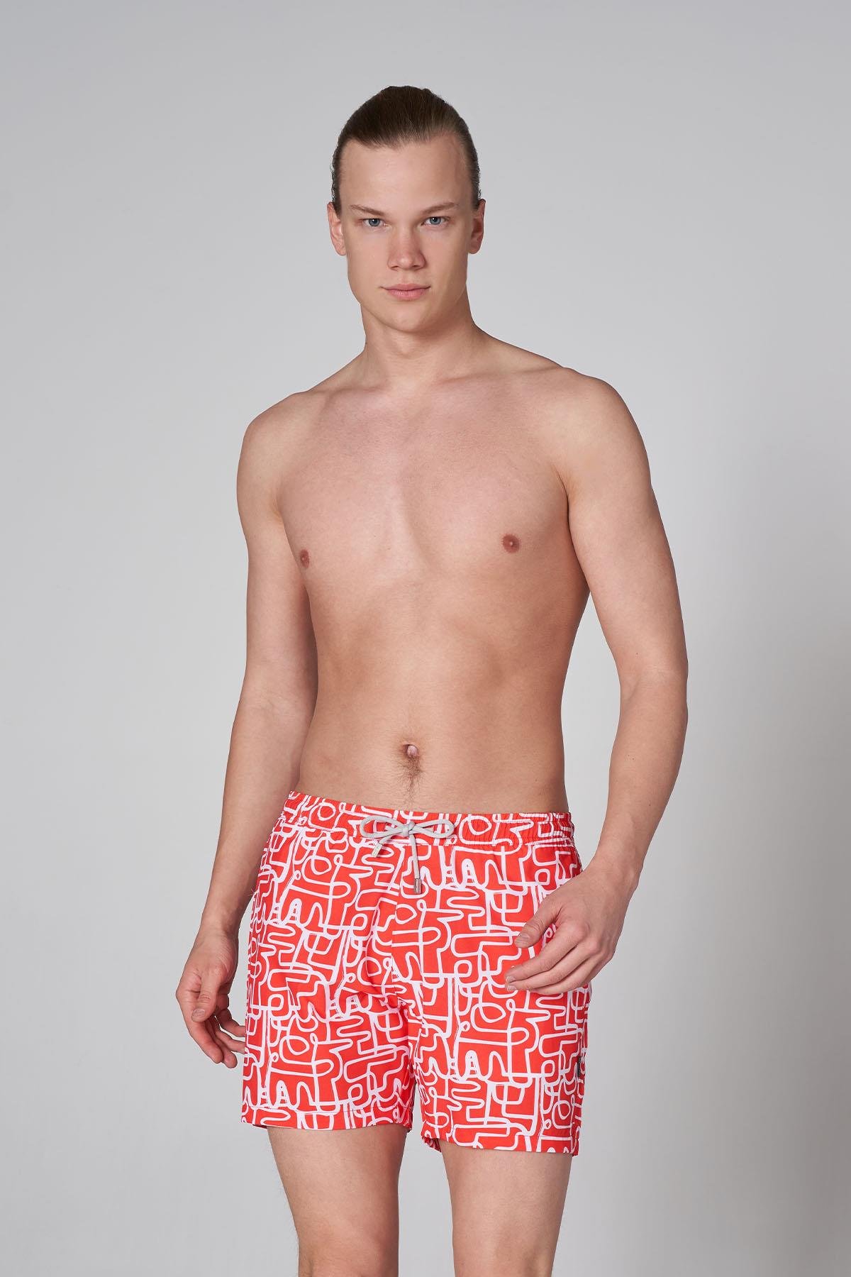 JOHN FRANK ALL OVER MAYO ŞORT GTS MULTICOLOR