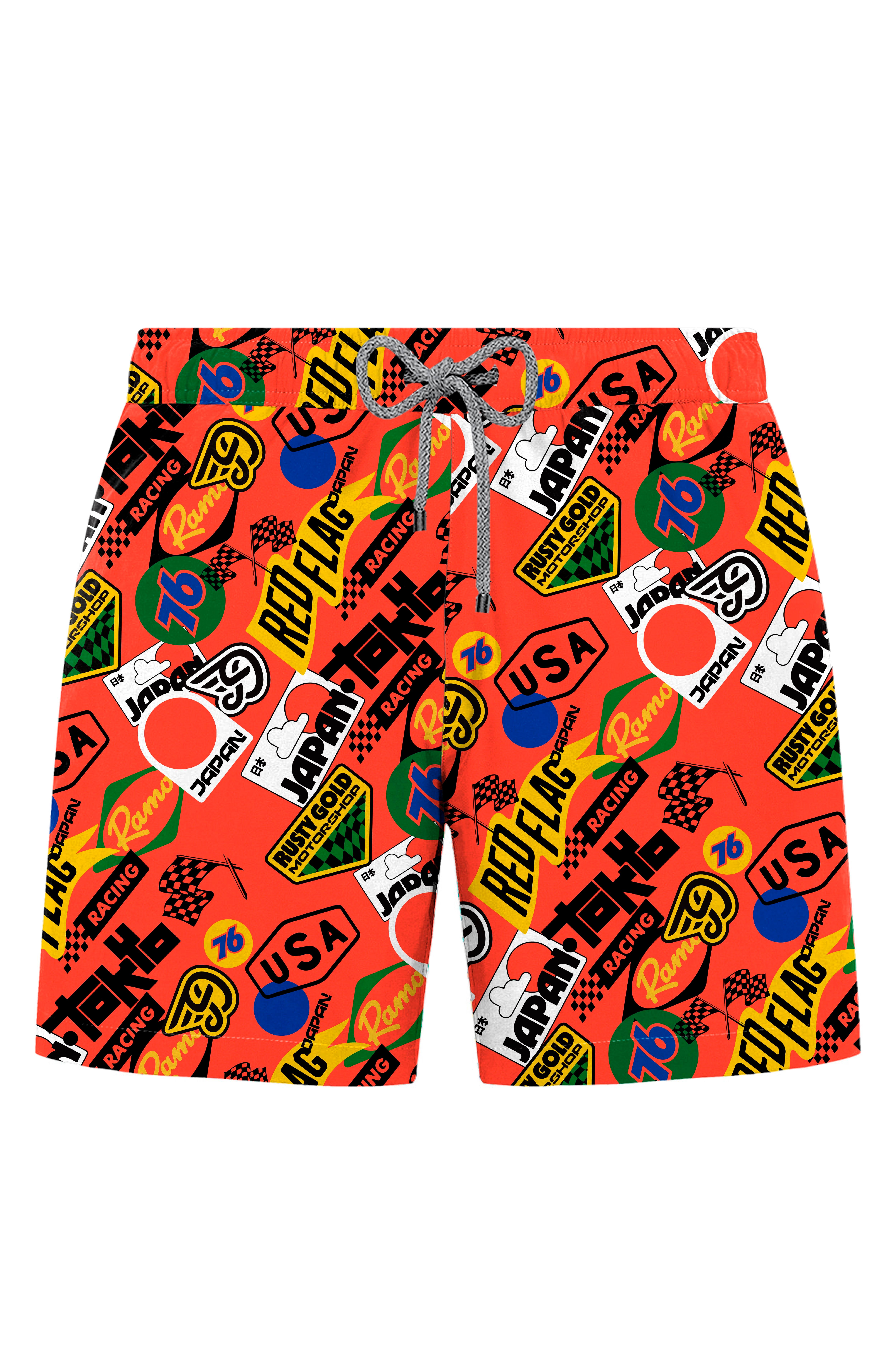 JOHN FRANK ALL OVER MAYO ŞORT GTS MULTICOLOR