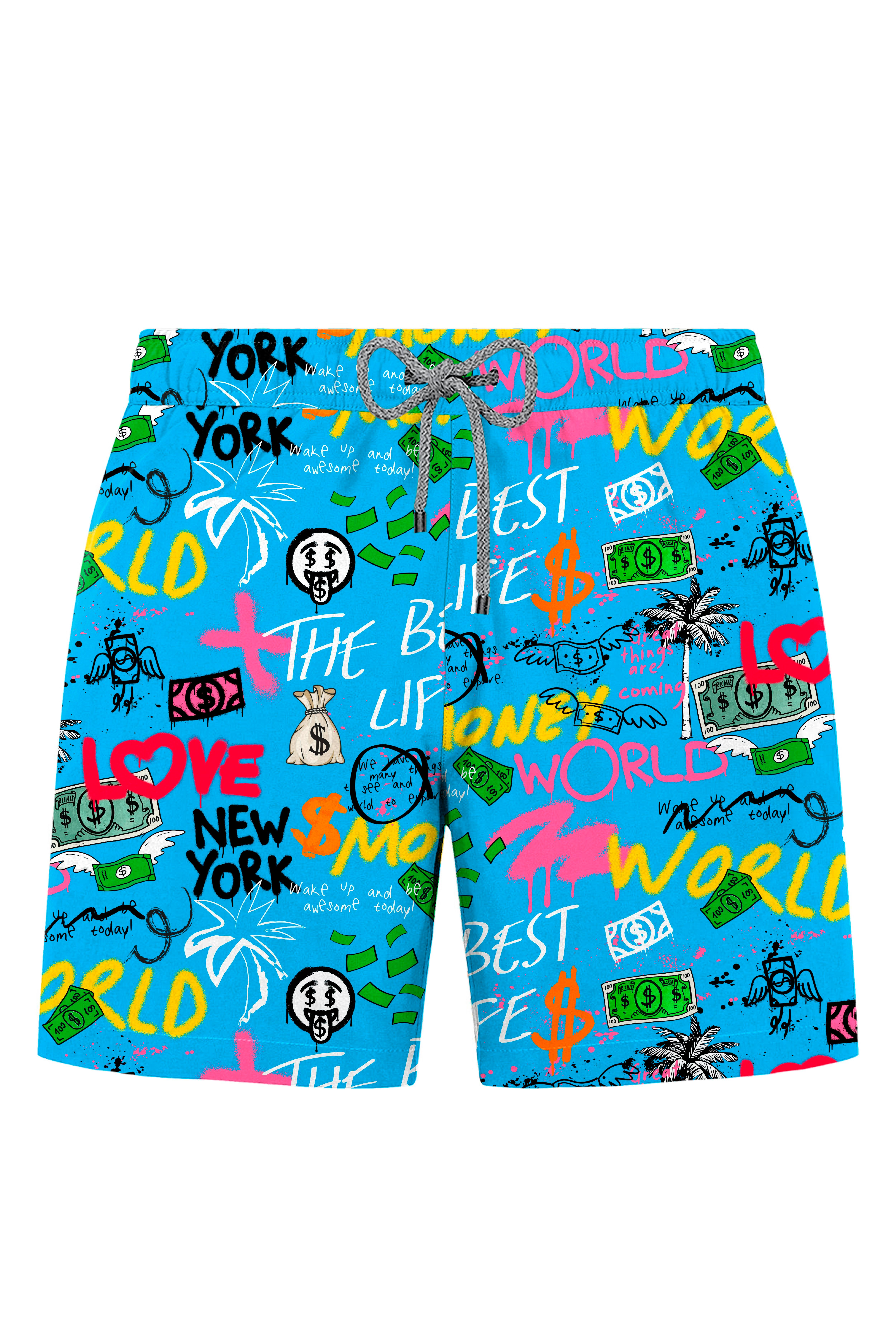 JOHN FRANK ALL OVER MAYO ŞORT GTS MULTICOLOR