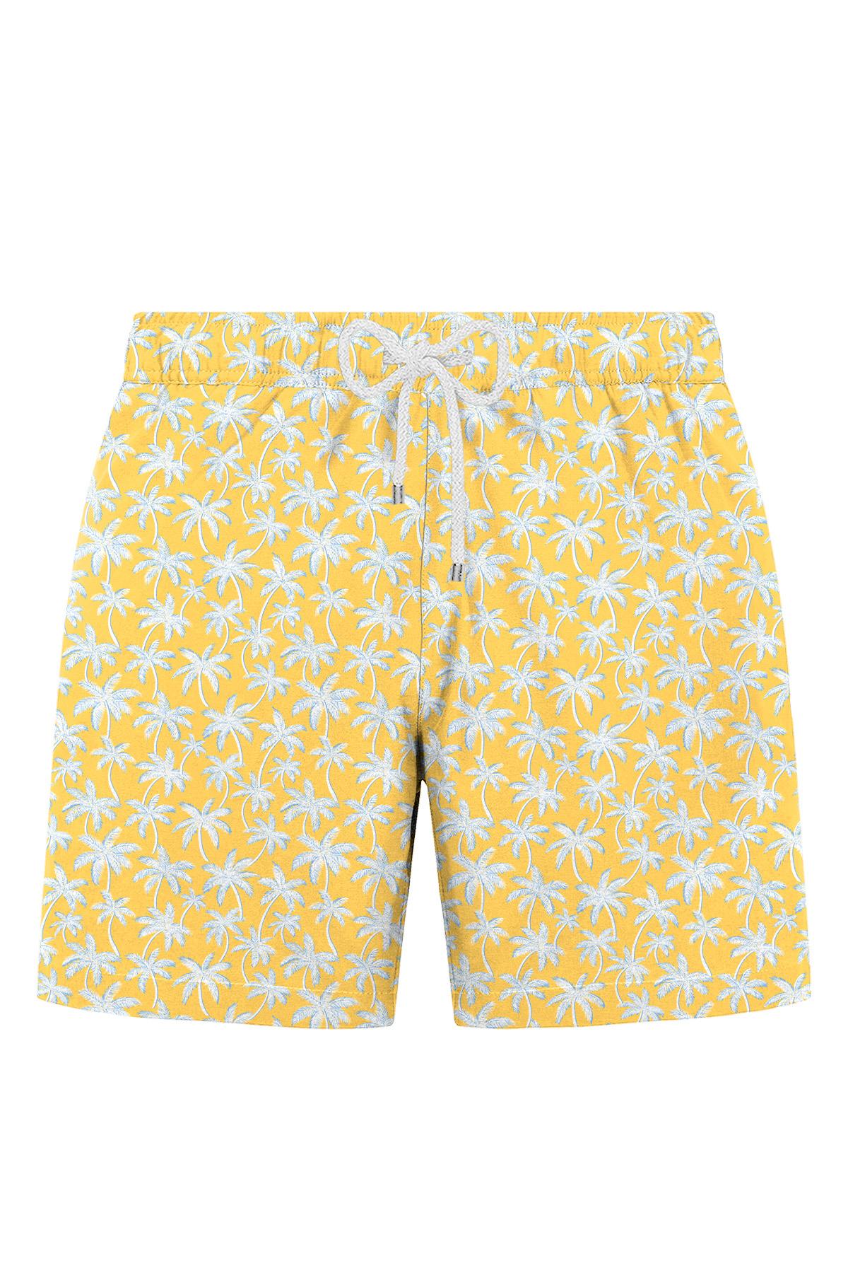 JOHN FRANK ALL OVER MAYO ŞORT GTS SARI