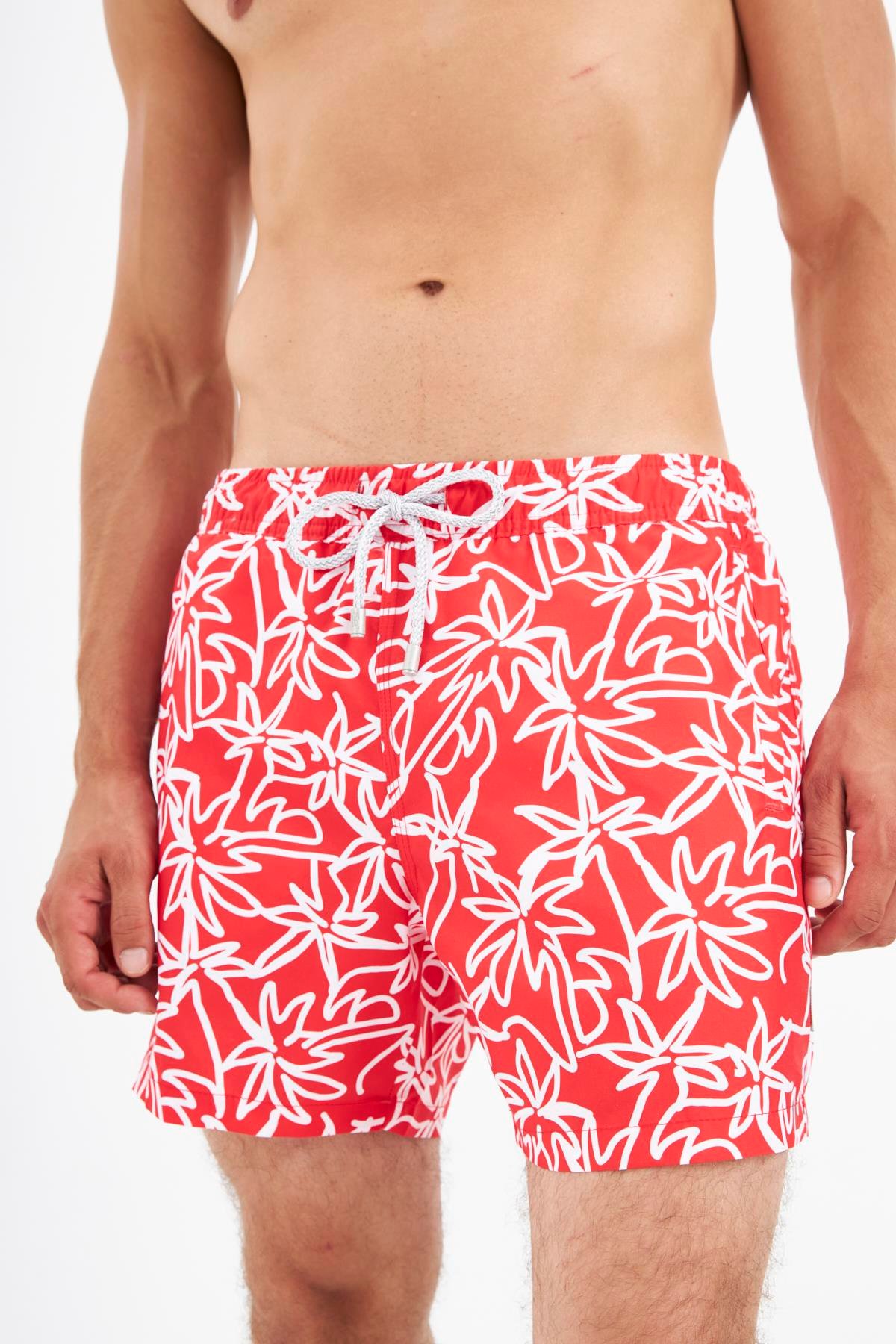 JOHN FRANK ALL OVER MAYO ŞORT KIRMIZI