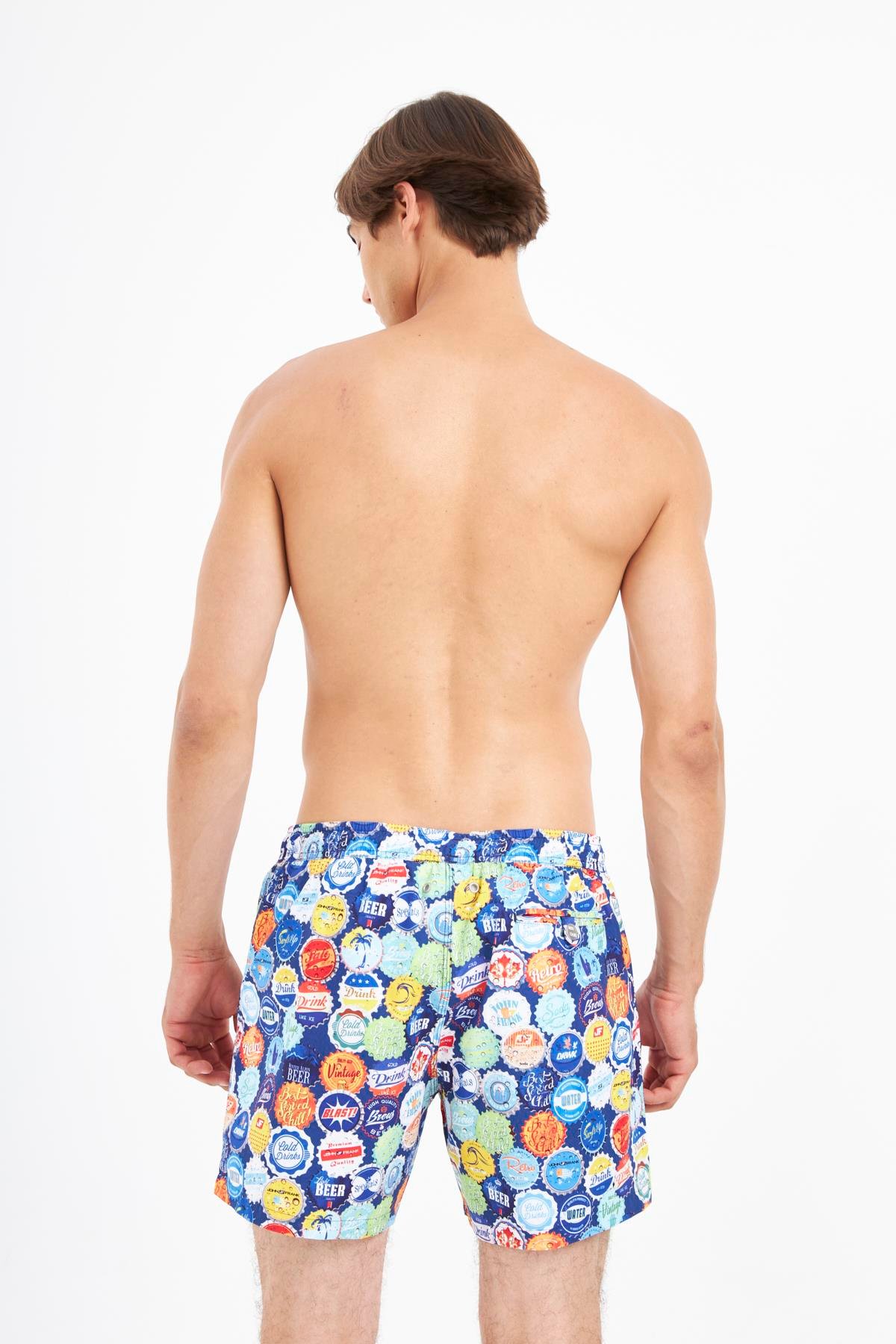 JOHN FRANK ALL OVER MAYO ŞORT LACİVERT