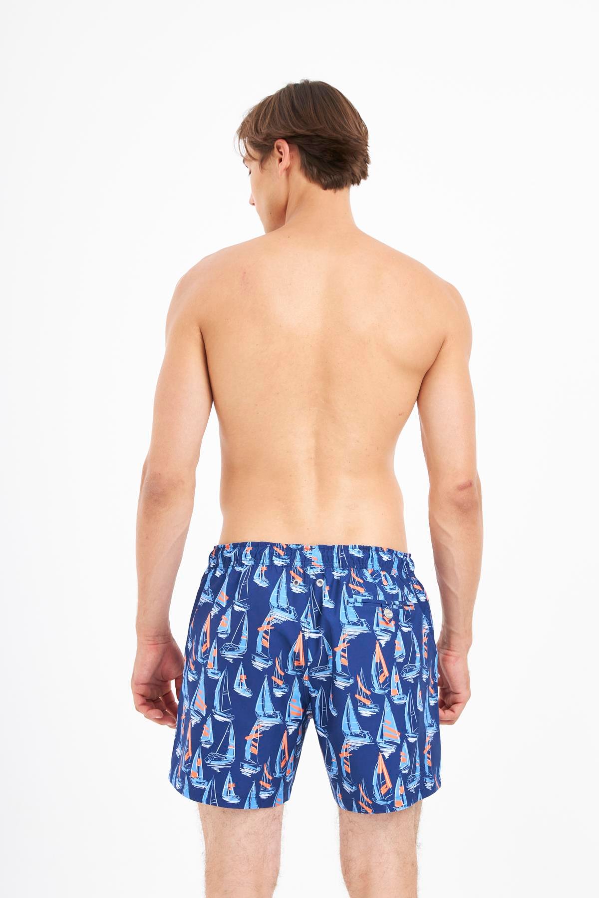 JOHN FRANK ALL OVER MAYO ŞORT LACİVERT