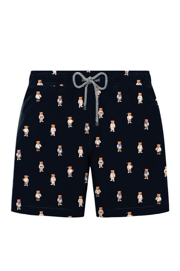 JOHN FRANK ALL OVER MAYO ŞORT LACİVERT