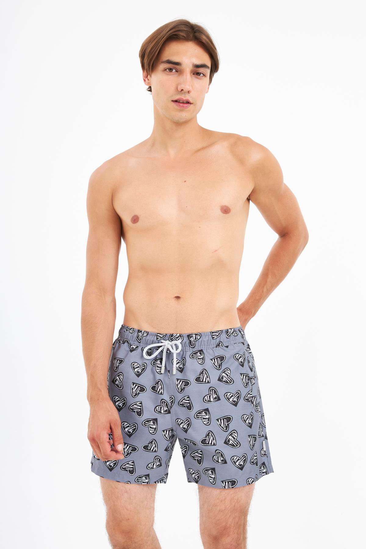 JOHN FRANK ALL OVER MAYO ŞORT MULTICOLOR