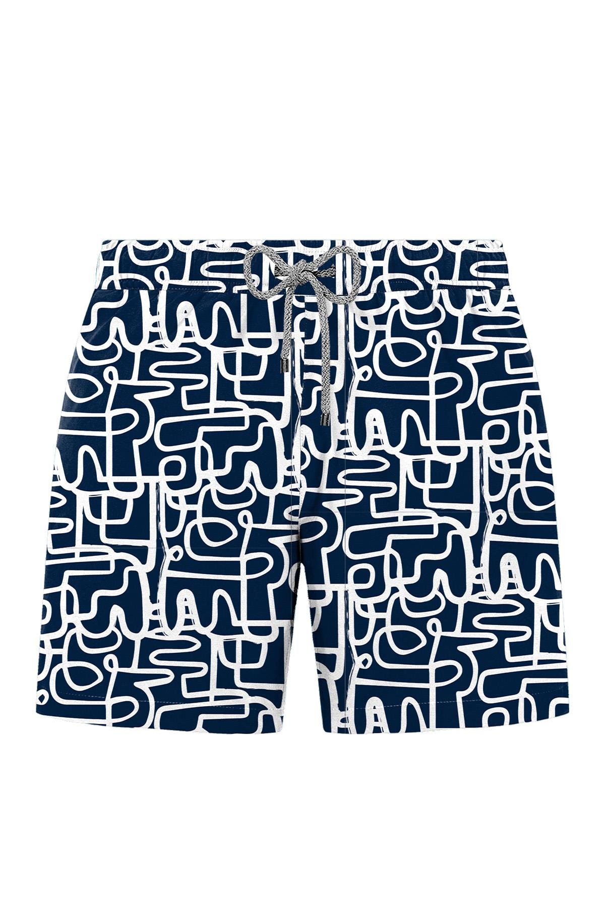 JOHN FRANK ALL OVER MAYO ŞORT MULTICOLOR