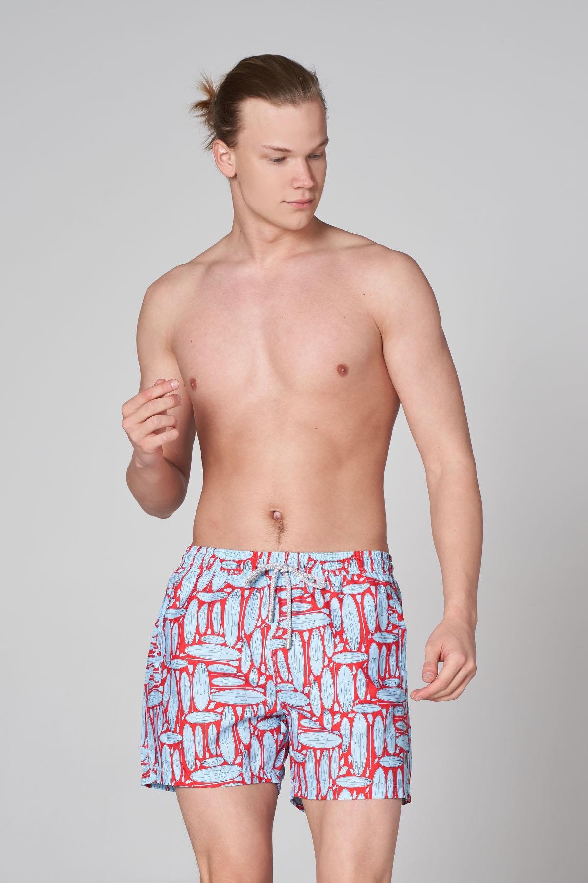 JOHN FRANK ALL OVER MAYO ŞORT MULTICOLOR