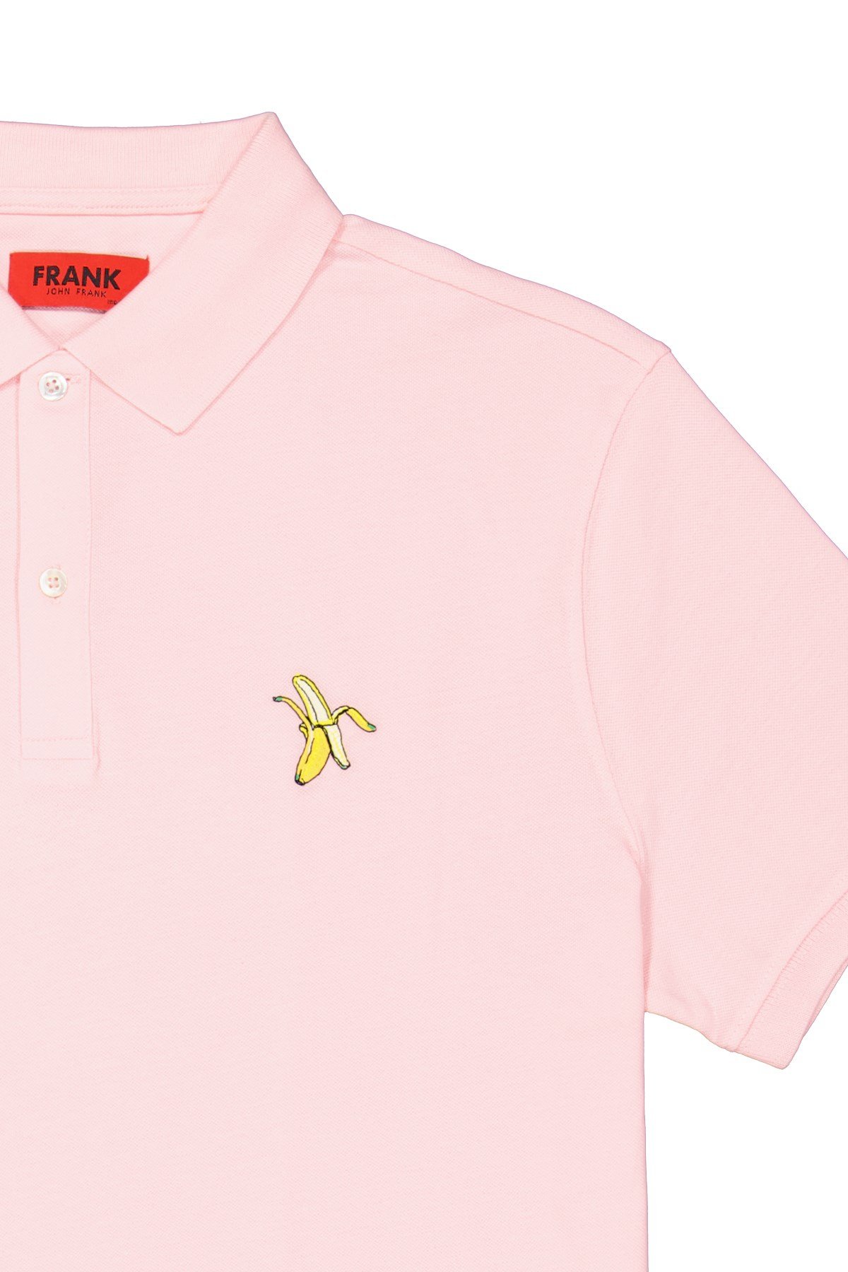 JOHN FRANK IDENTITY POLO T-SHIRT ACIK PEMBE