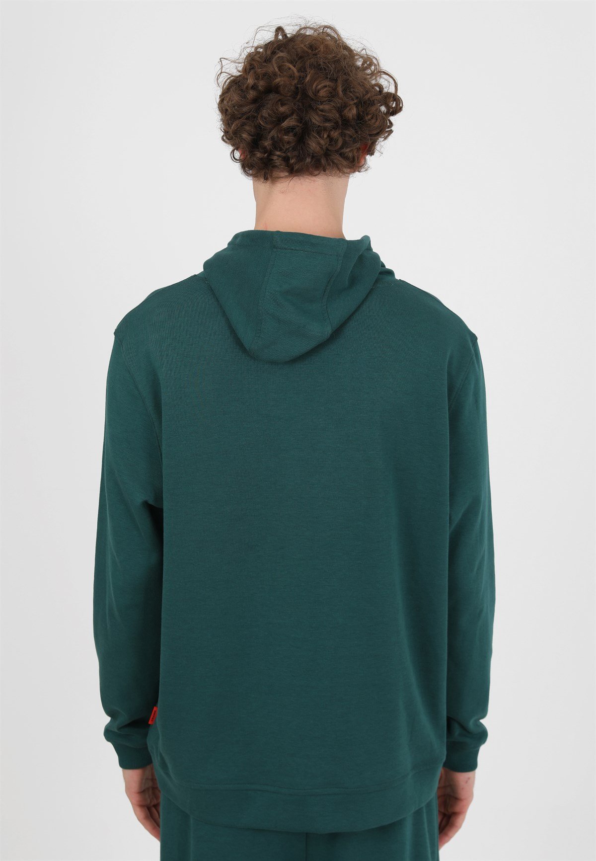 JOHN FRANK BASIC HOODIE SWEATSHIRT PETROL