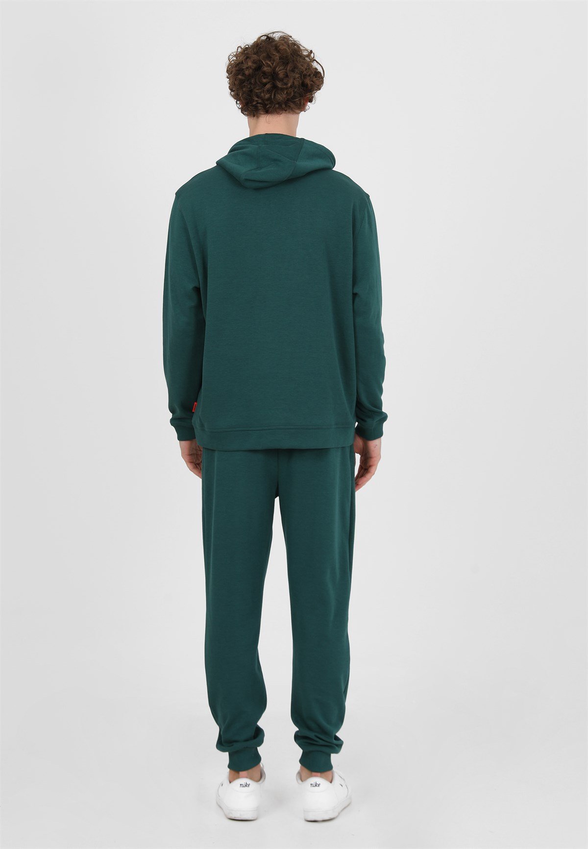 JOHN FRANK BASIC HOODIE SWEATSHIRT PETROL