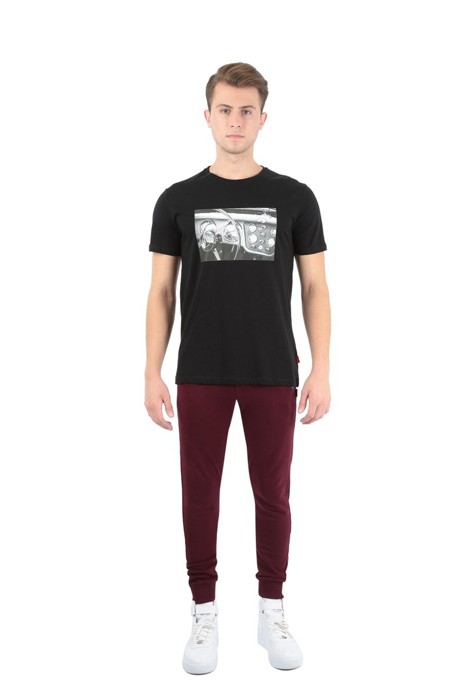 JOHN FRANK BASIC JOGGING BORDO