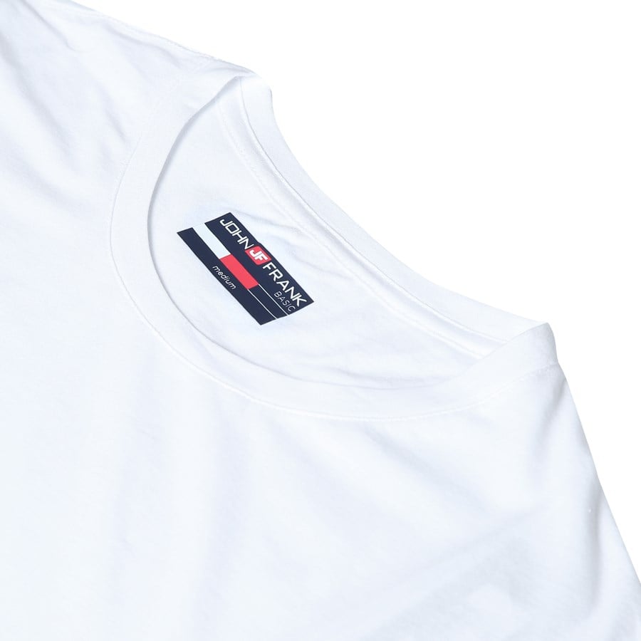 JOHN FRANK BASIC T-SHIRT BEYAZ