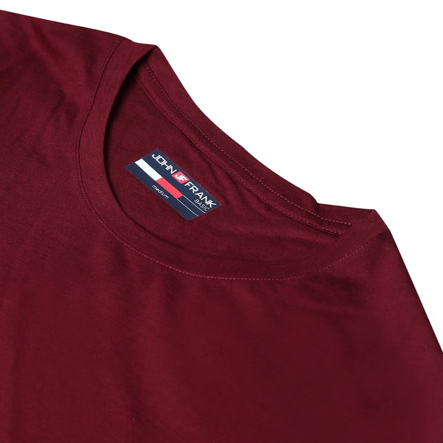 JOHN FRANK BASIC T-SHIRT BORDO
