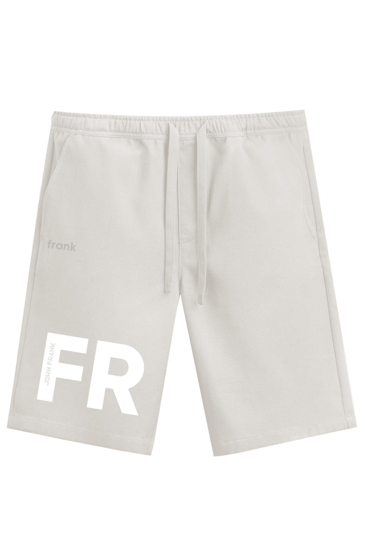 JOHN FRANK BASIC SHORT EKRU
