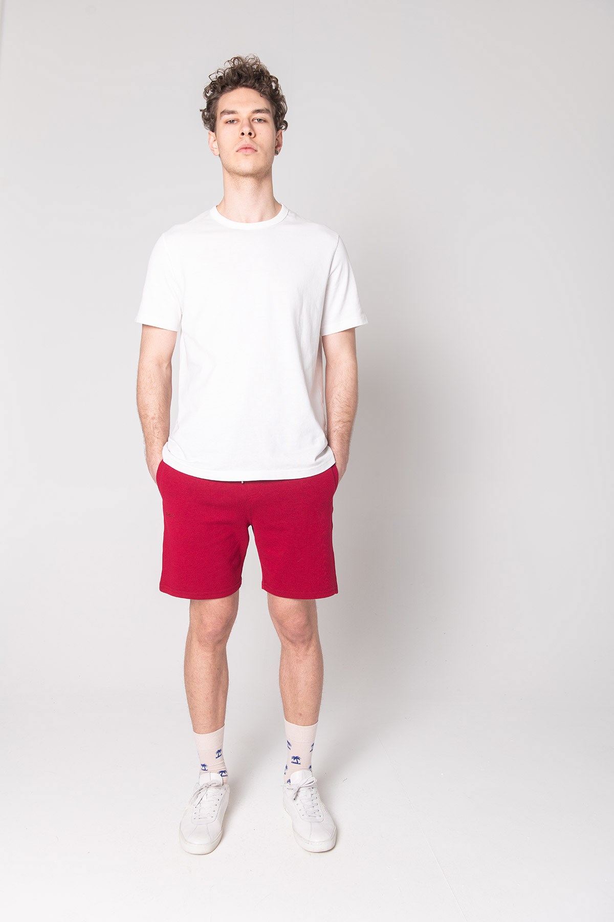 JOHN FRANK BASIC SHORT KIRMIZI