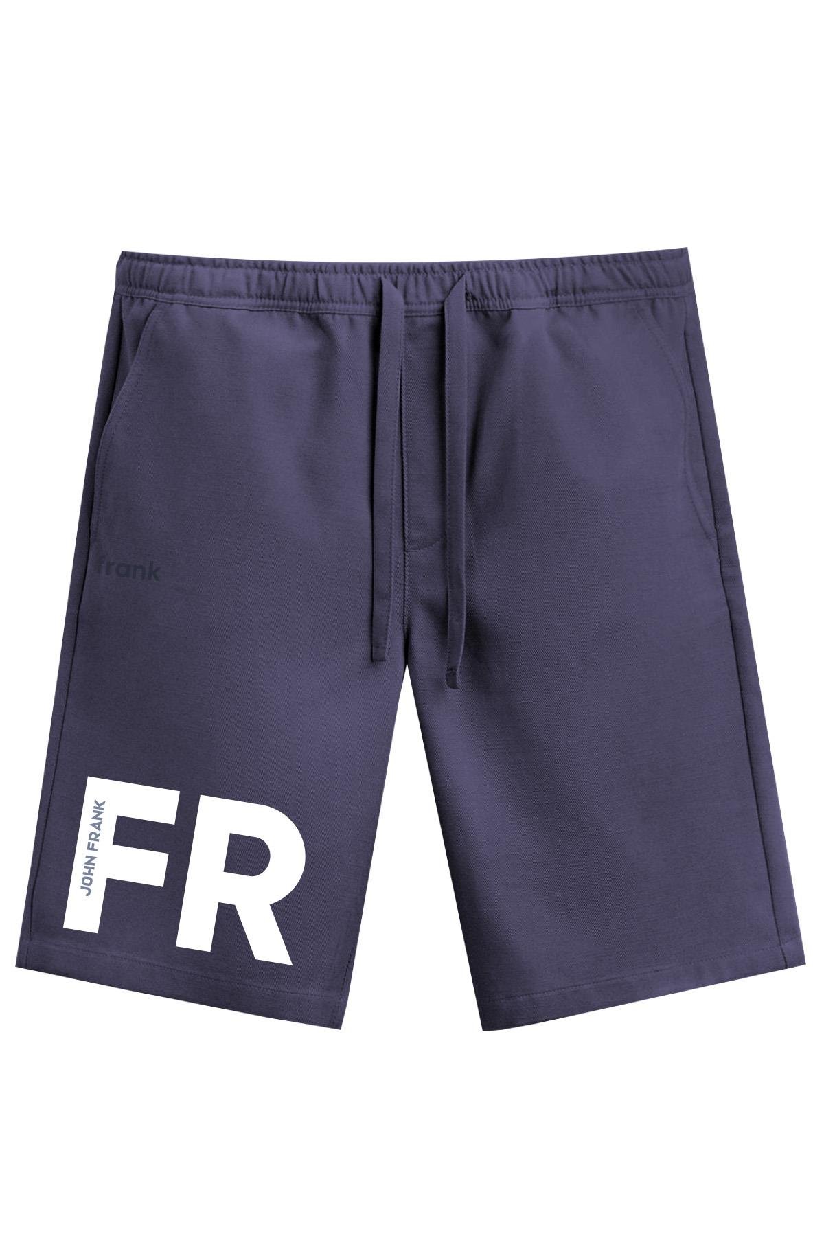 JOHN FRANK BASIC SHORT LACİVERT