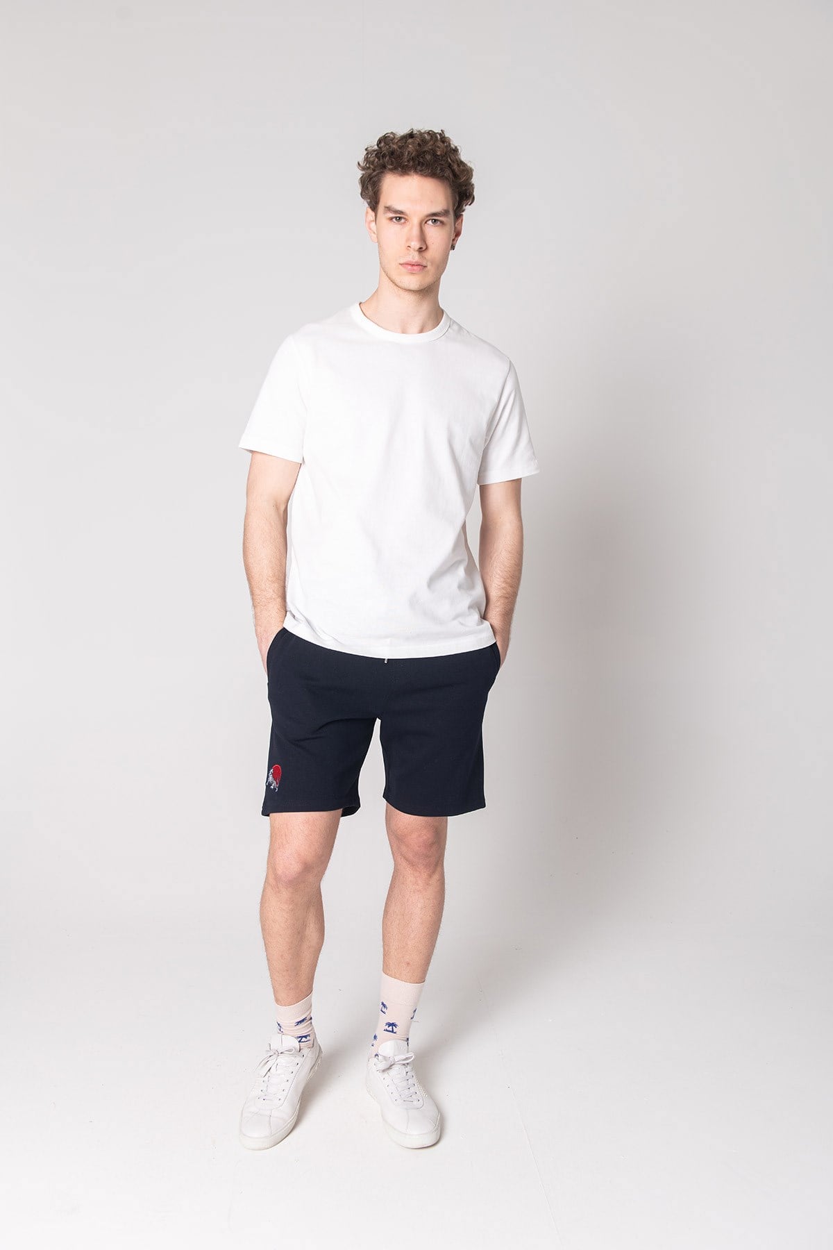 JOHN FRANK BASIC SHORT LACİVERT