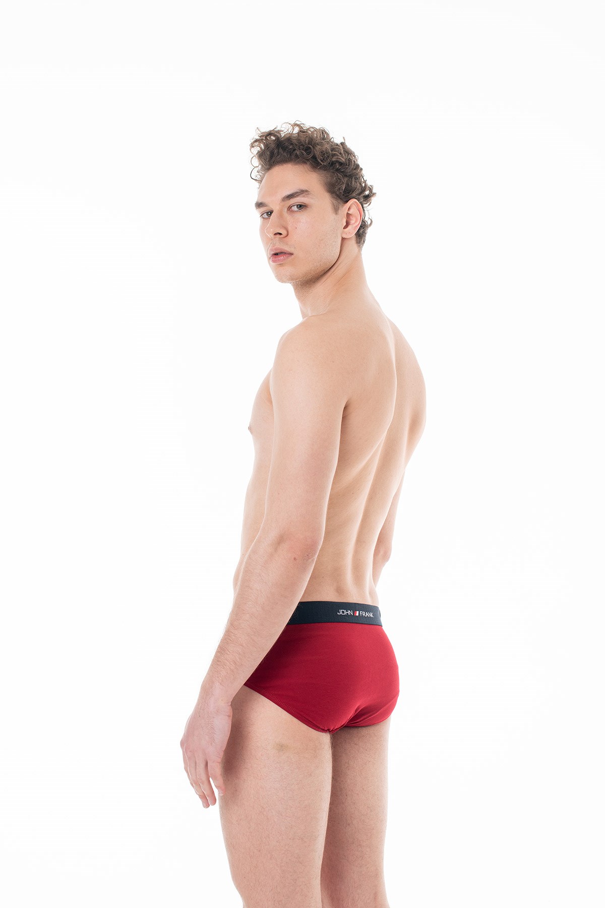 JOHN FRANK BASIC SLIP KIRMIZI