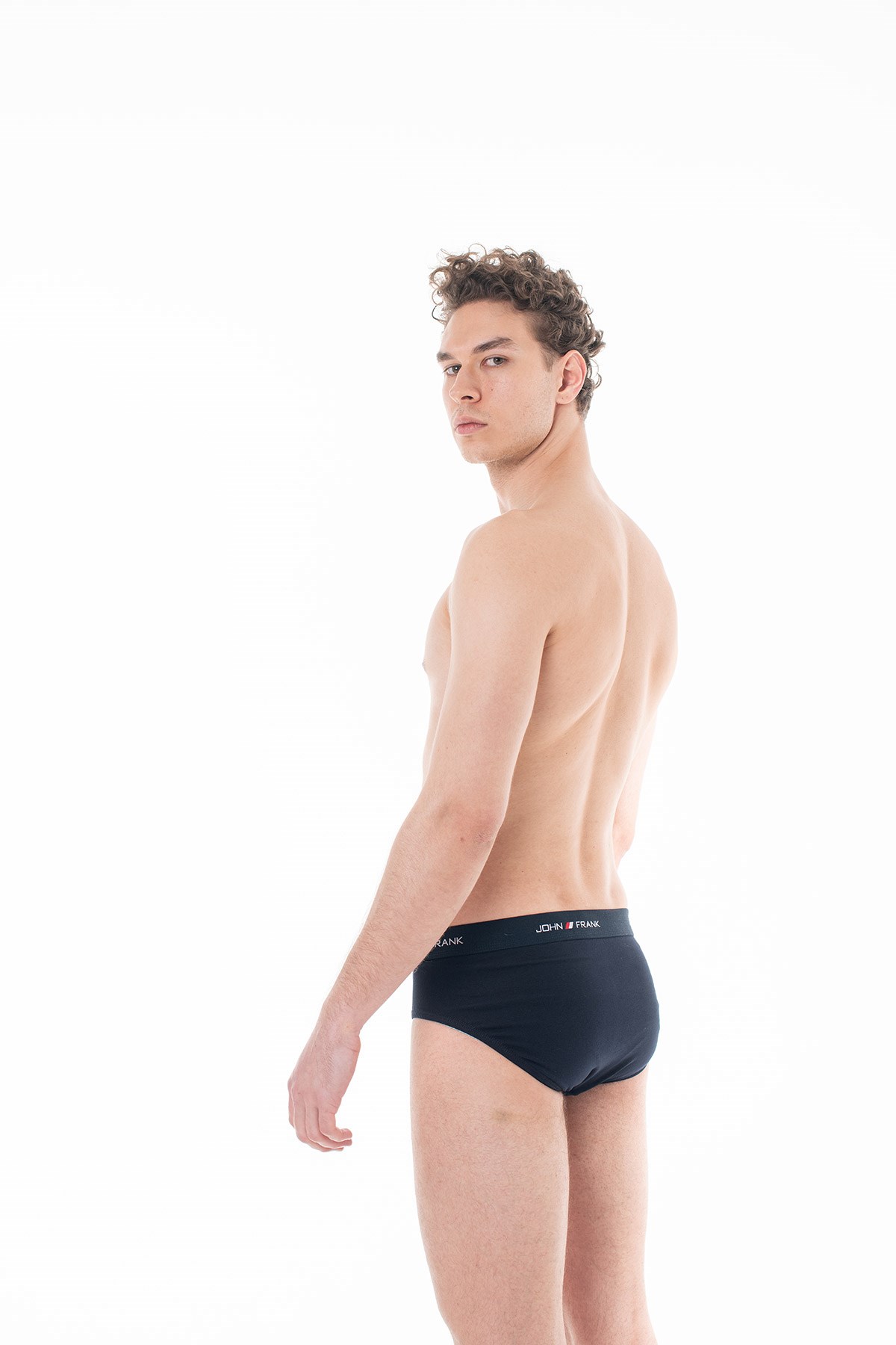 JOHN FRANK BASIC SLIP LACİVERT