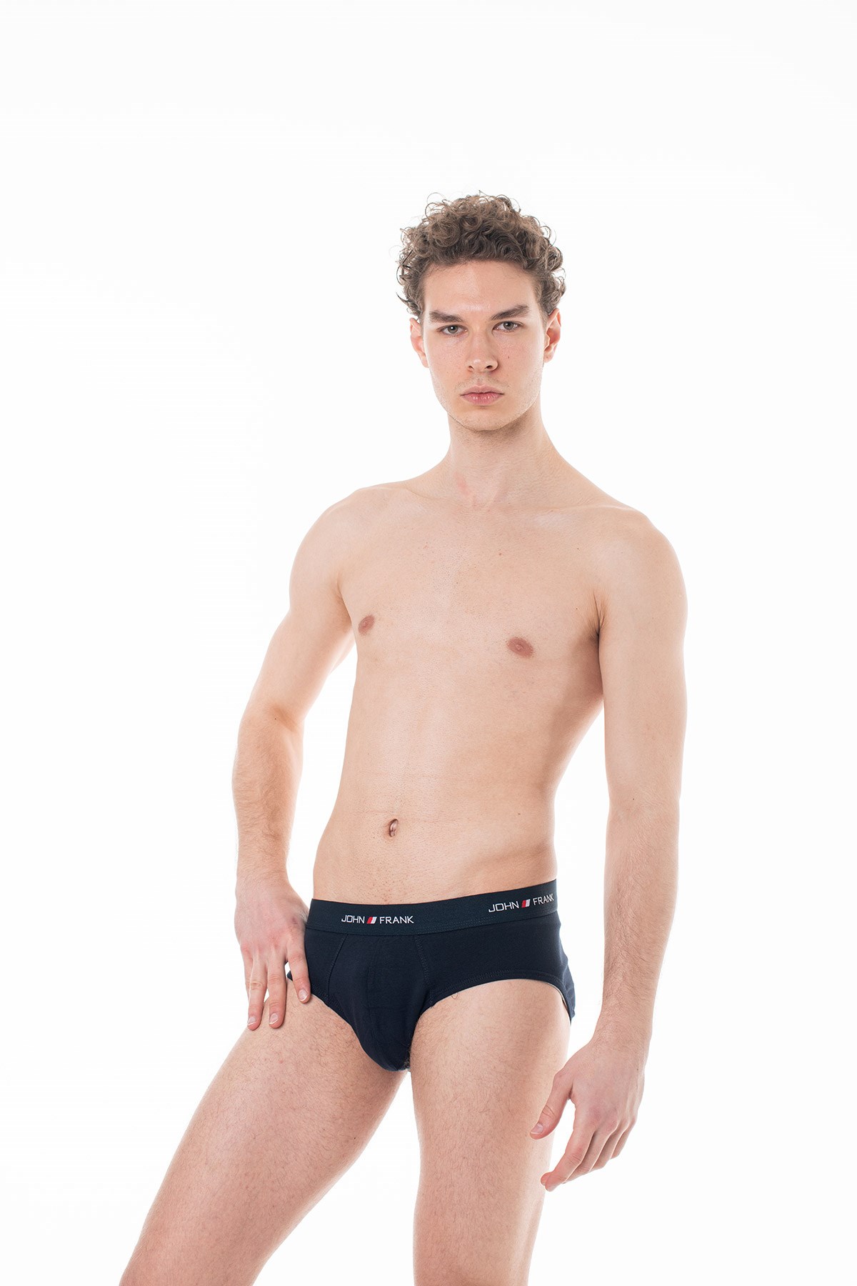JOHN FRANK BASIC SLIP LACİVERT