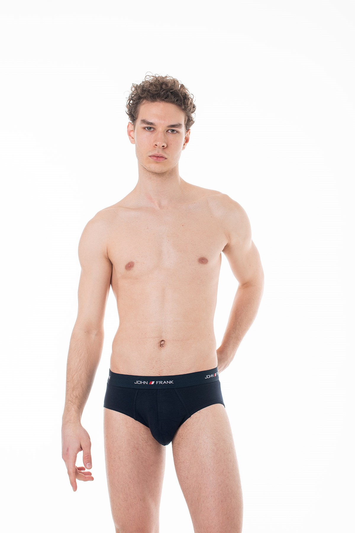 JOHN FRANK BASIC SLIP LACİVERT