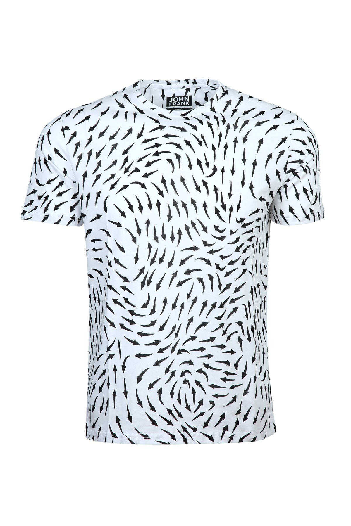 JOHN FRANK BASKILI DİJİTAL T-SHIRT MULTICOLOR